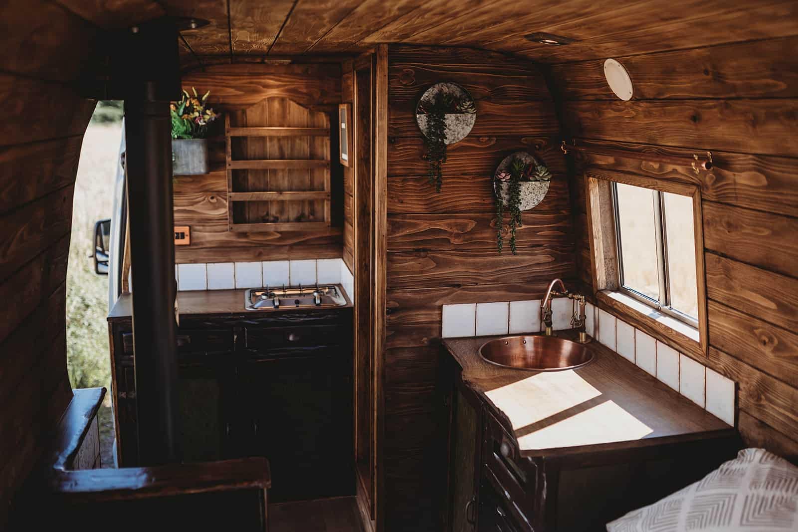 Salamander Stoves The Hobbit Small Wood Burning Stove Installed In A Supertramped Co Van Conversion Faith 4