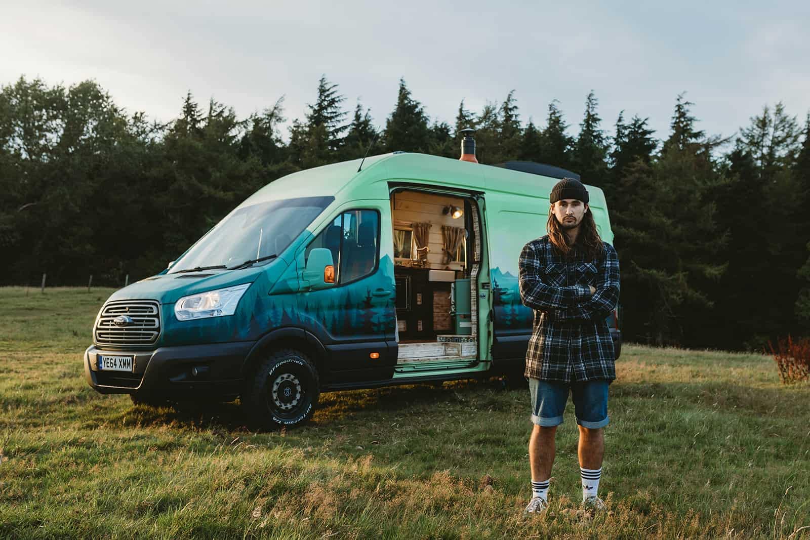 Salamander Stoves The Hobbit Small Wood Burning Stove Installed In A Supertramped Co Van Conversion Rumi 1