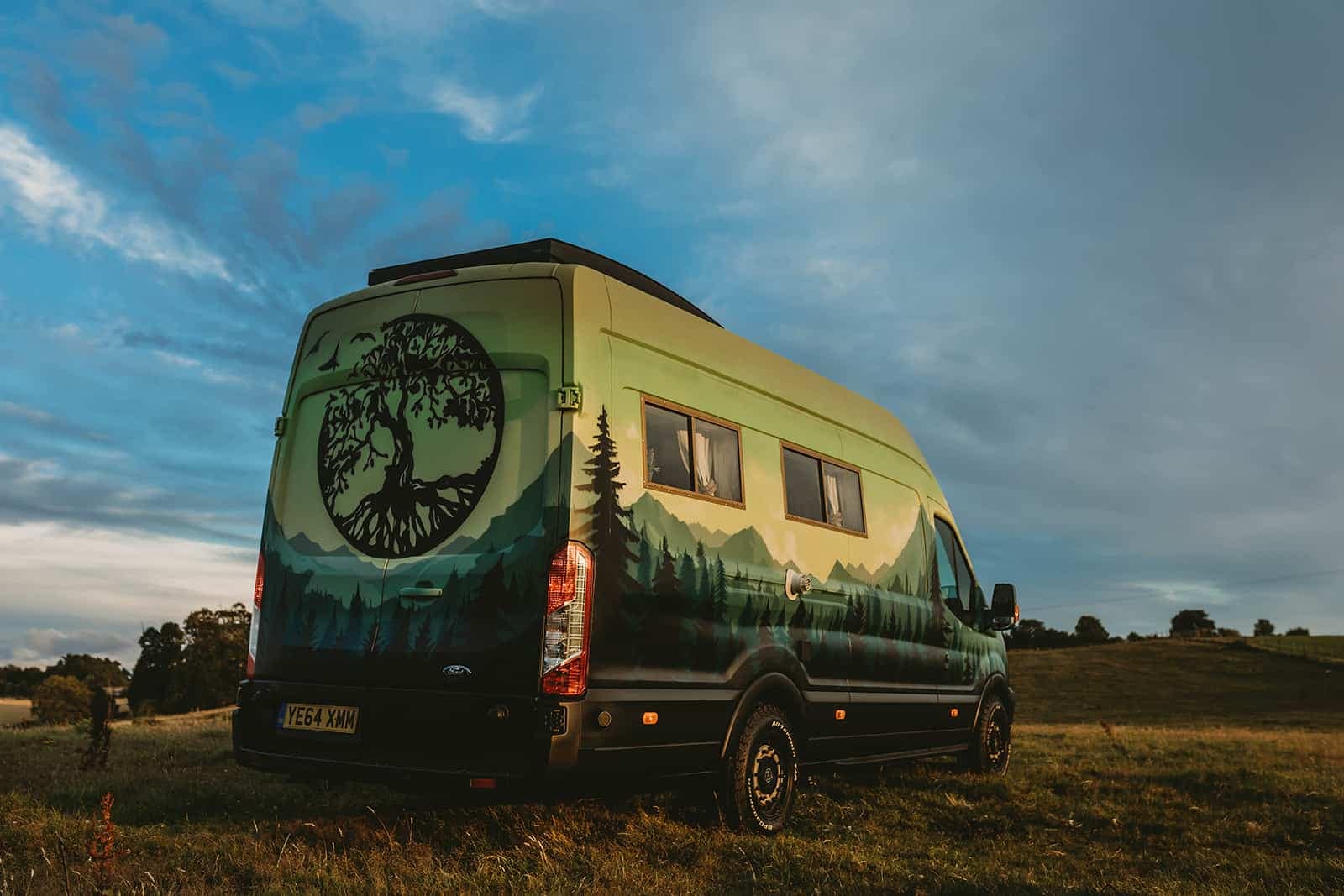 Salamander Stoves The Hobbit Small Wood Burning Stove Installed In A Supertramped Co Van Conversion Rumi 11