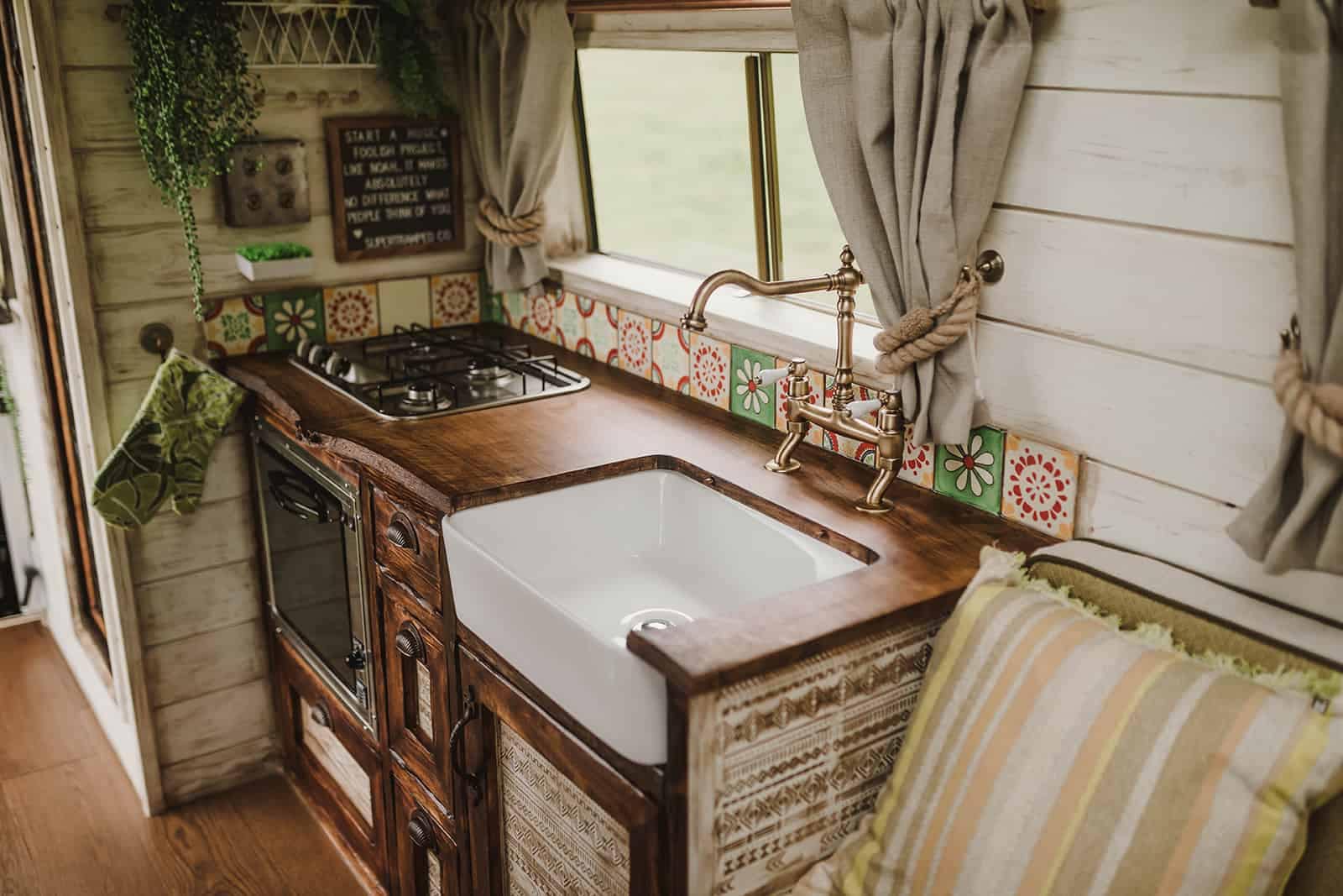 Salamander Stoves The Hobbit Small Wood Burning Stove Installed In A Supertramped Co Van Conversion Rumi 6