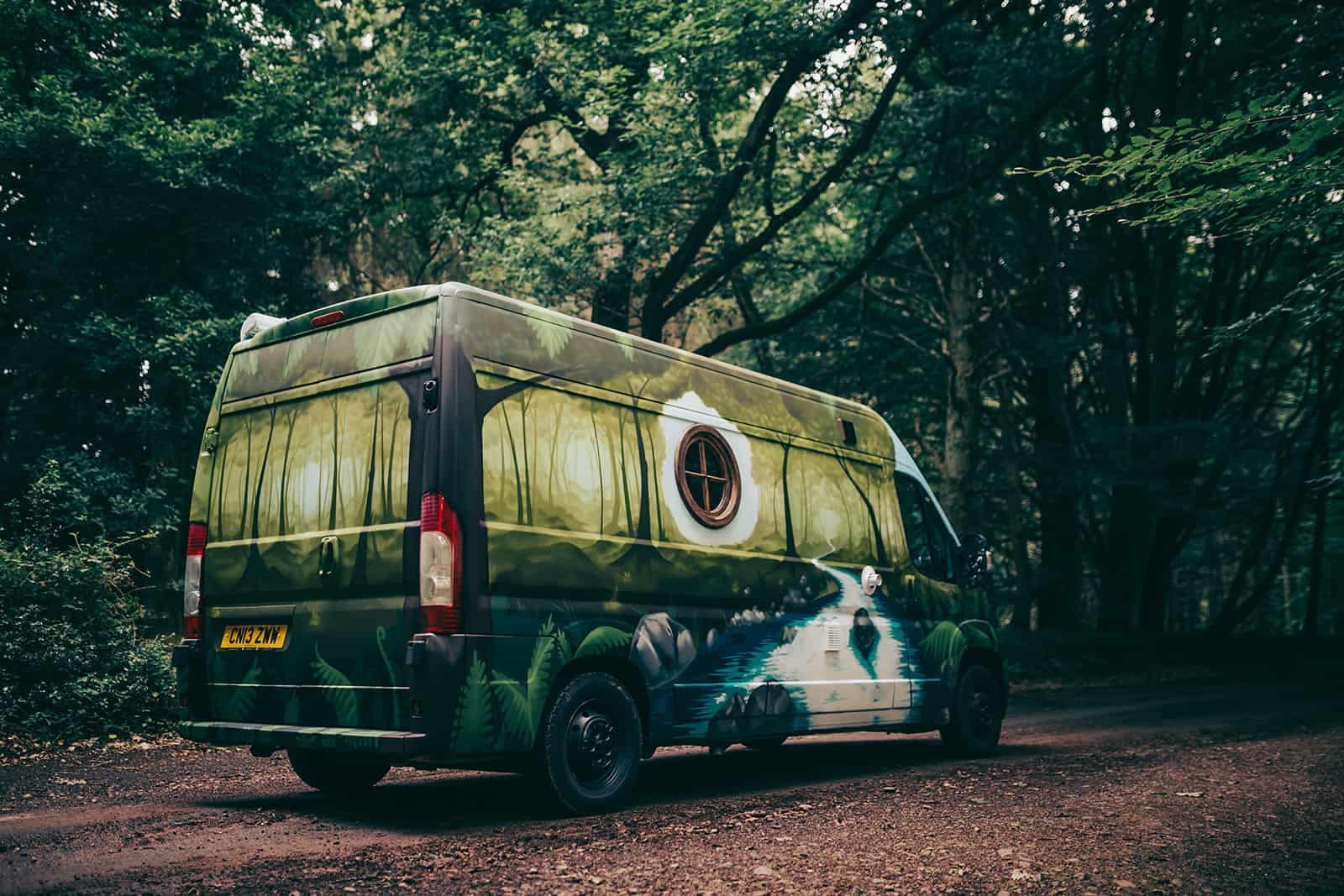 Salamander Stoves The Hobbit Small Wood Burning Stove Installed In A Supertramped Co Van Conversion Vera 2