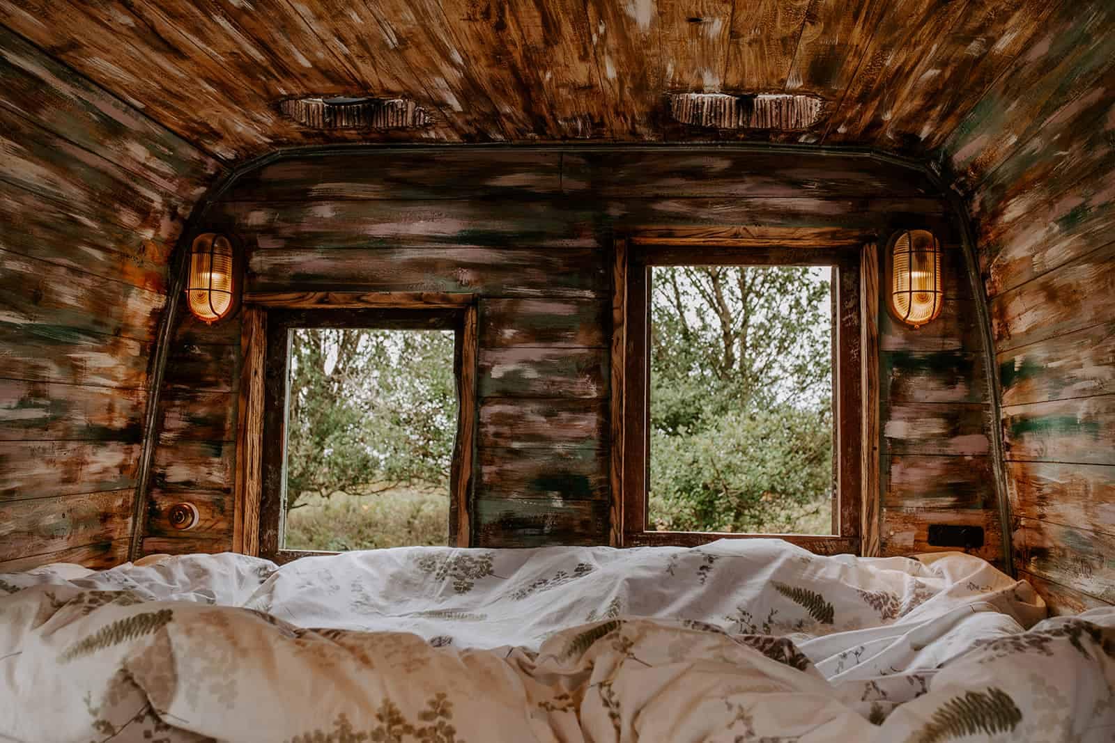 Salamander Stoves The Hobbit Small Wood Burning Stove Installed In A Supertramped Co Van Conversion Vera 7