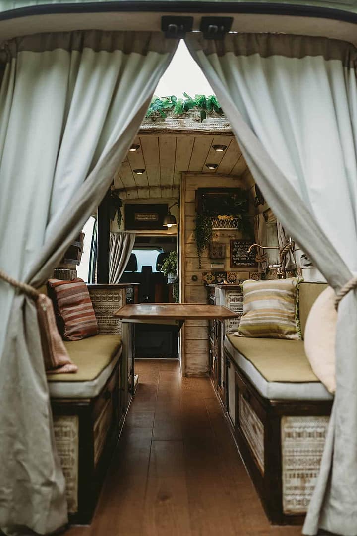 Salamander Stoves The Hobbit Small Wood Burning Stove Installed In A Supertramped Co Van Conversion Rumi 7