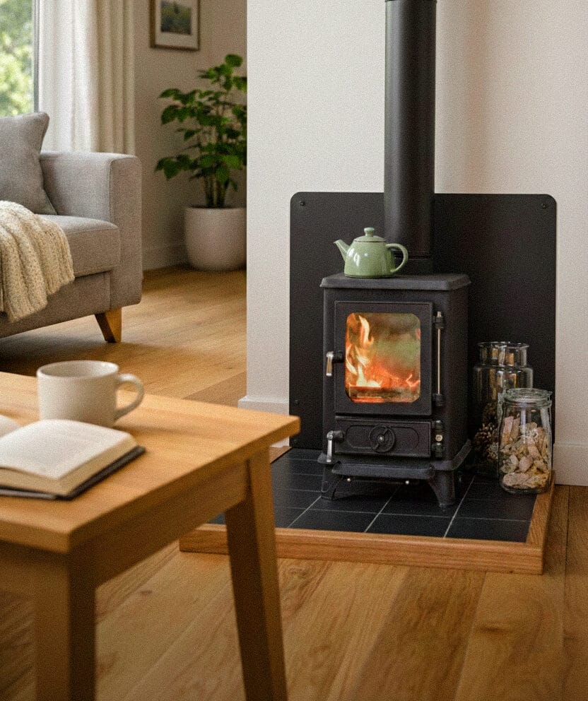 modern eco-design stove