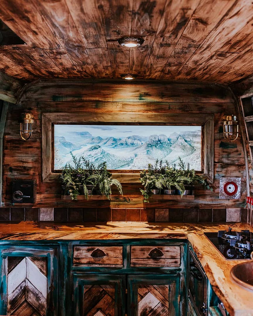 Salamander Stoves The Hobbit Small Wood Burning Stove Installed In A Supertramped Co Van Conversion Vera 6