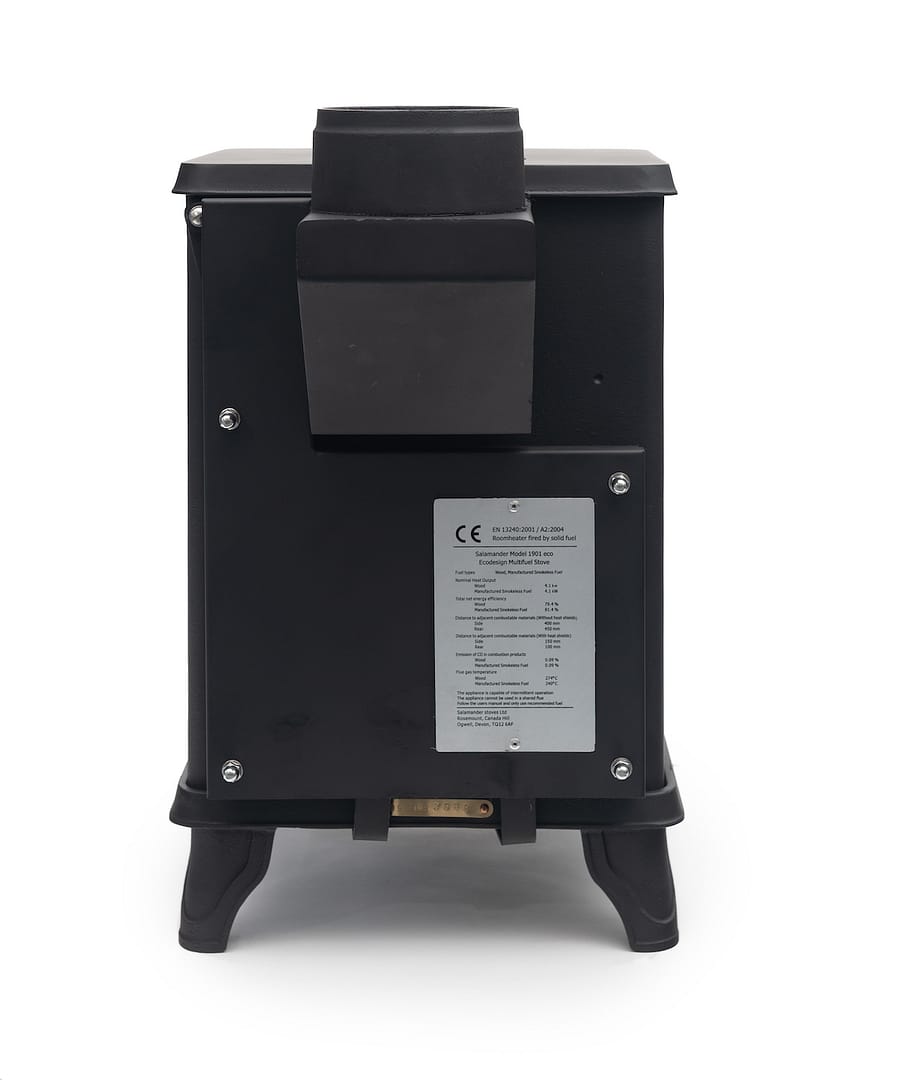 Hobbit Stove with Rear Flue Wedge